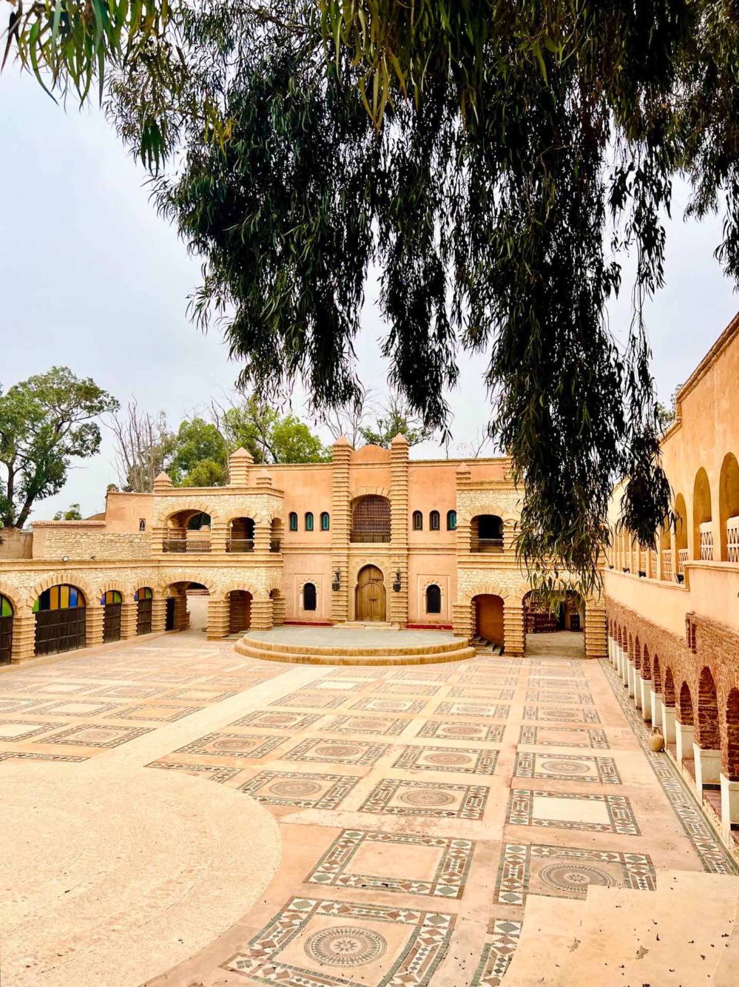 Courtyard details in Agadir city