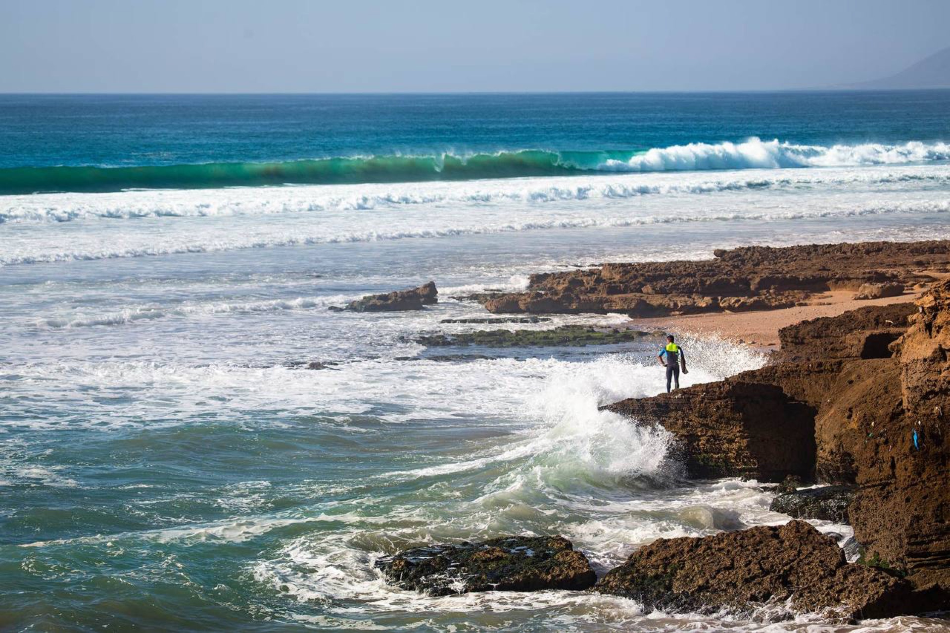 Spiders surf spot near At the Banana Point corner (Aourir)